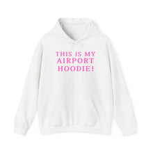 Load image into Gallery viewer, Green with Pink Letters  "Airport Hoodie"