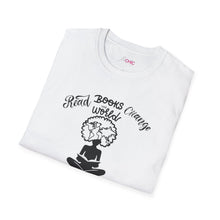 Load image into Gallery viewer, Black Girls Read and Change the World T-Shirt, National Reading Month