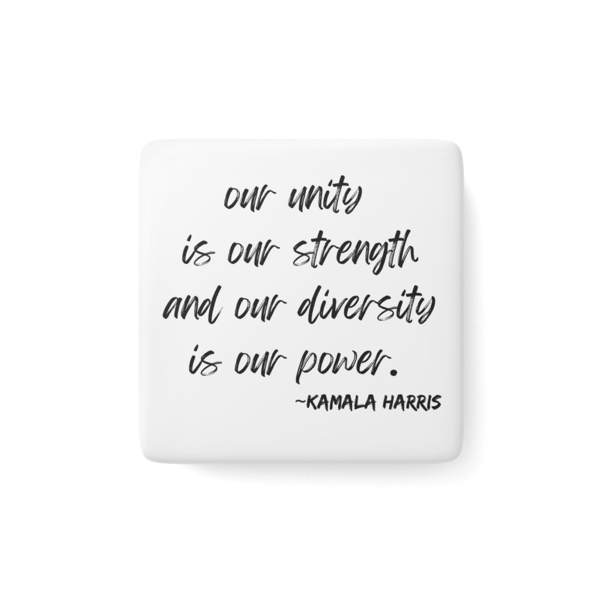 Our Unity is our Strength and our Diversity is our Power - Harris Walz 2024  T-Shirt – QuantuMystic, image size:2048x2048