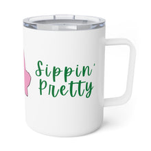 Load image into Gallery viewer, Sipping Pretty Insulated Coffee Mug, 10oz