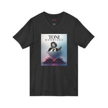 Load image into Gallery viewer, Toni Morrison portrait book art Tee | V-Neck T-Shirt