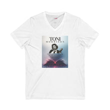 Load image into Gallery viewer, Toni Morrison portrait book art Tee | V-Neck T-Shirt