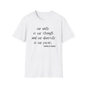 Kamala Harris Quote Blk T-Shirt