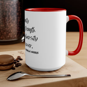 Kamala Harris Quote Blk Mug