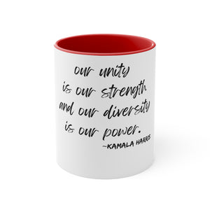 Kamala Harris Quote Blk Mug