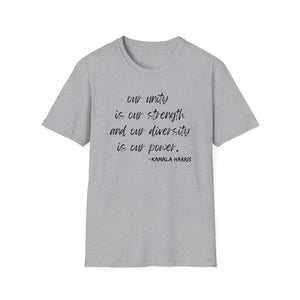 Kamala Harris Quote Blk T-Shirt