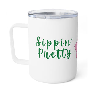 Sipping Pretty Insulated Coffee Mug, 10oz
