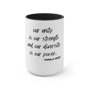 Kamala Harris Quote Blk Mug