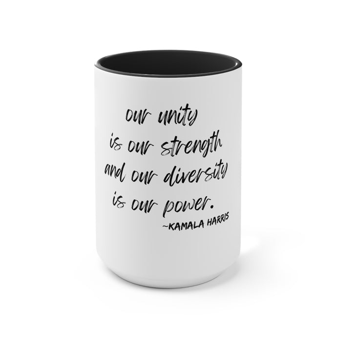 Kamala Harris Quote Blk Mug