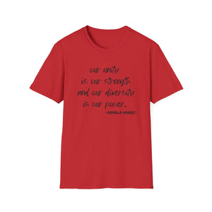 Kamala Harris Quote Blk T-Shirt