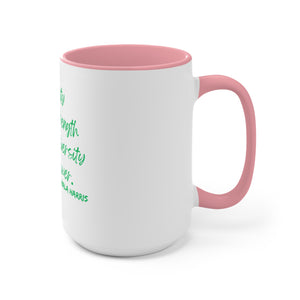 Kamala Harris Quote Pink Mug