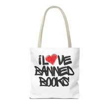 Load image into Gallery viewer, I Love Banned BooksTote Bag