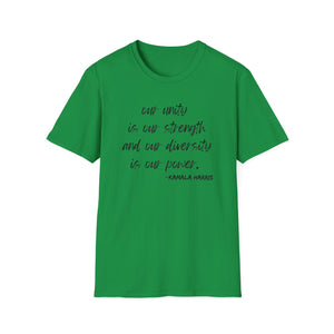 Kamala Harris Quote Blk T-Shirt