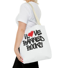 Load image into Gallery viewer, I Love Banned BooksTote Bag