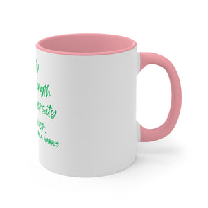 Kamala Harris Quote Pink Mug