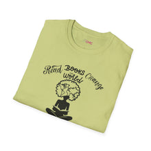 Load image into Gallery viewer, Black Girls Read and Change the World T-Shirt, National Reading Month