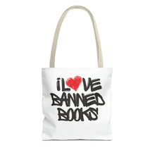 Load image into Gallery viewer, I Love Banned BooksTote Bag