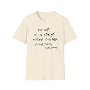 Kamala Harris Quote Blk T-Shirt