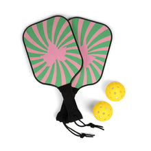 Load image into Gallery viewer, Pretty Girls Play Sports in Pink and Green, Pickleball Gift Set