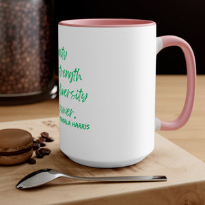 Kamala Harris Quote Pink Mug