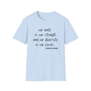 Kamala Harris Quote Blk T-Shirt