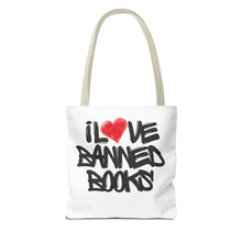 Load image into Gallery viewer, I Love Banned BooksTote Bag