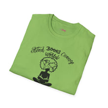 Load image into Gallery viewer, Black Girls Read and Change the World T-Shirt, National Reading Month
