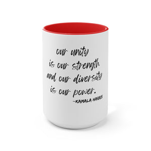 Kamala Harris Quote Blk Mug