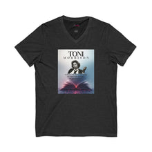 Load image into Gallery viewer, Toni Morrison portrait book art Tee | V-Neck T-Shirt
