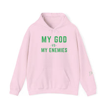 Load image into Gallery viewer, My God vs My Enemies Sweatshirt, Spiritual Strength Pullover,