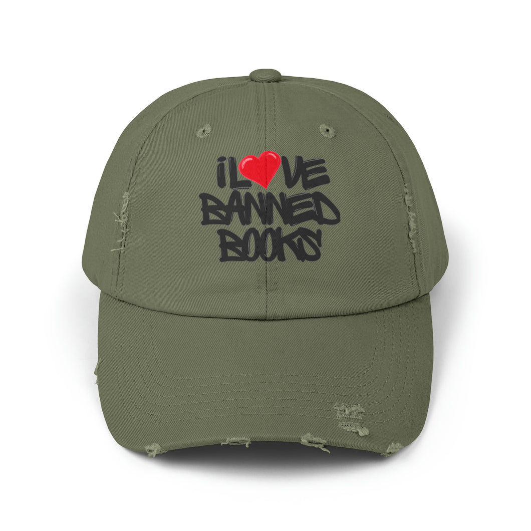 I Love Banned Books Cap