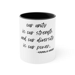 Kamala Harris Quote Blk Mug