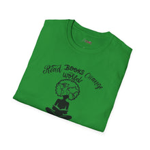 Load image into Gallery viewer, Black Girls Read and Change the World T-Shirt, National Reading Month
