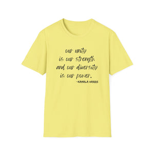 Kamala Harris Quote Blk T-Shirt