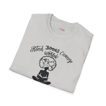 Load image into Gallery viewer, Black Girls Read and Change the World T-Shirt, National Reading Month