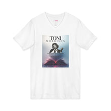 Load image into Gallery viewer, Toni Morrison portrait book art Tee | V-Neck T-Shirt