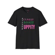 Load image into Gallery viewer, Classy Bougie Uppity Silver Shirt