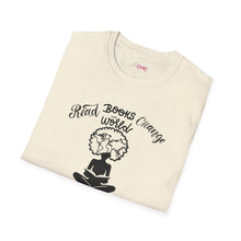 Load image into Gallery viewer, Black Girls Read and Change the World T-Shirt, National Reading Month