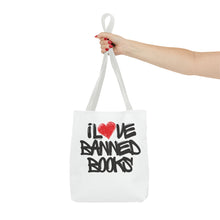 Load image into Gallery viewer, I Love Banned BooksTote Bag