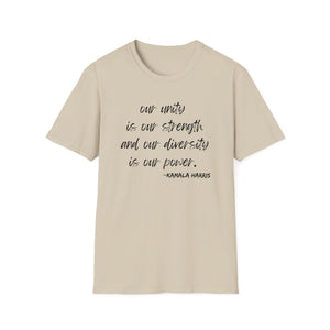 Kamala Harris Quote Blk T-Shirt