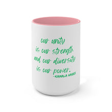 Load image into Gallery viewer, Kamala Harris Quote Pink Mug